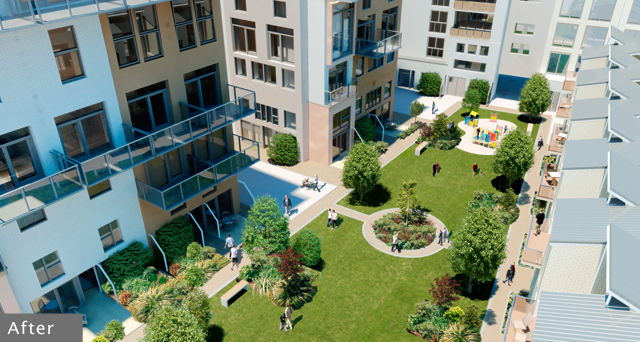 Courtyard after Courtyard after