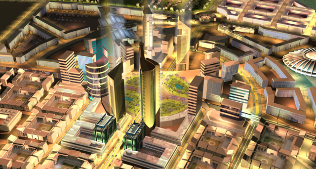 Central Business District 3D visualisation Central Business District 3D visualisation