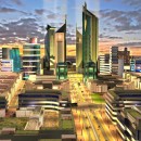 Central Business District 3D visualisation Central Business District 3D visualisation