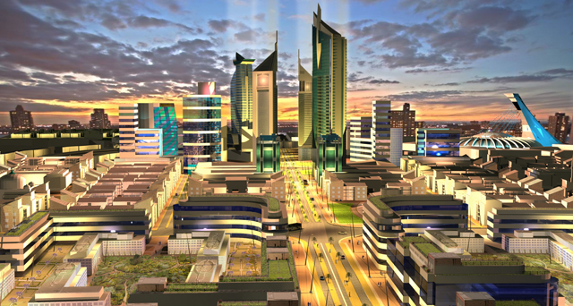 Central Business District 3D visualisation Central Business District 3D visualisation