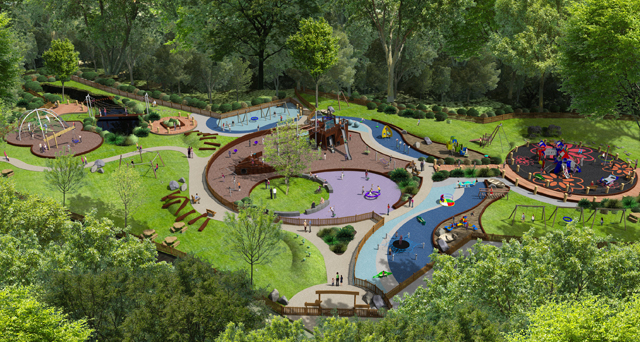Saumarez Park Overview CGI Saumarez Park Overview CGI