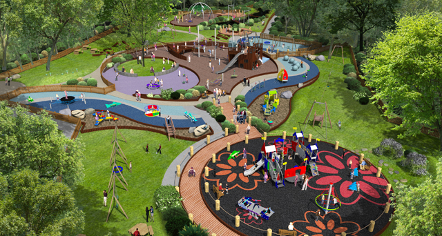 Saumarez Park Overview CGI Saumarez Park Overview CGI
